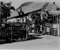 Dorfladen Tzscheeren vor 1945 Foto: G. Natusch